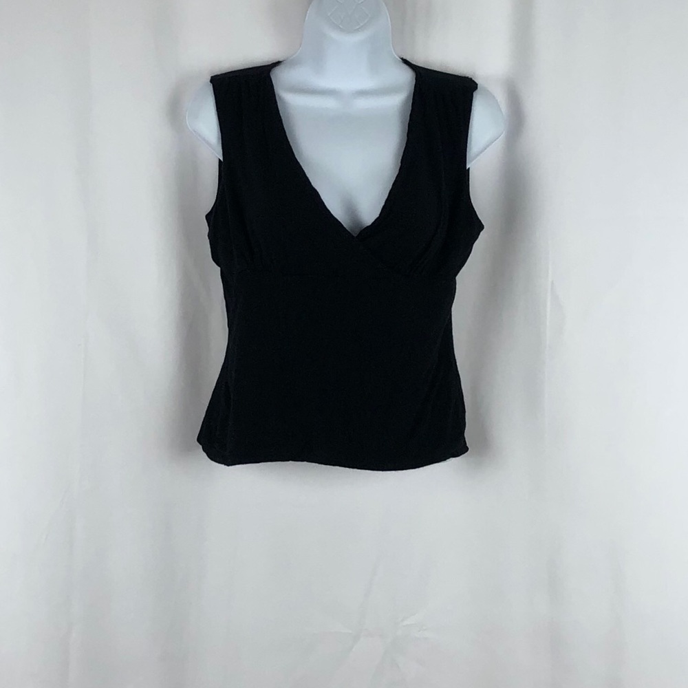 Willi Smith knit V-neck sleeveless top S